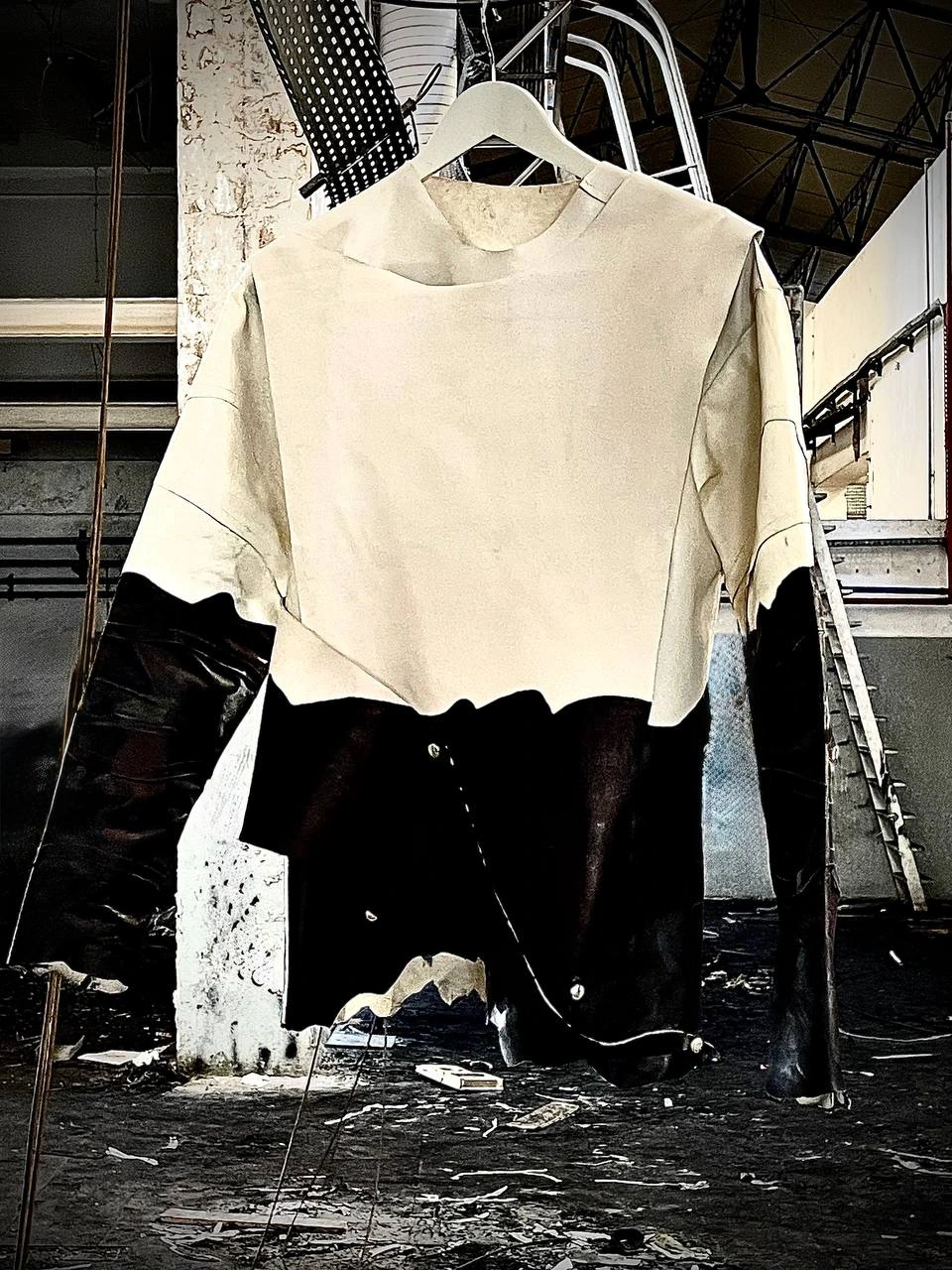 Leather Long-Sleeve «Stages of Addiction: From Pleasure to Death», image 8